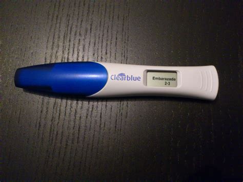 prueba de embarazo digital